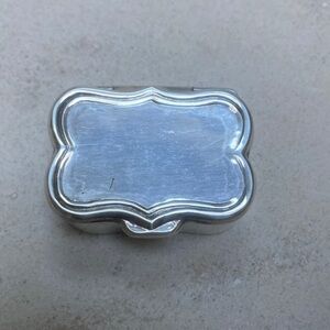 Sterling silver pill box